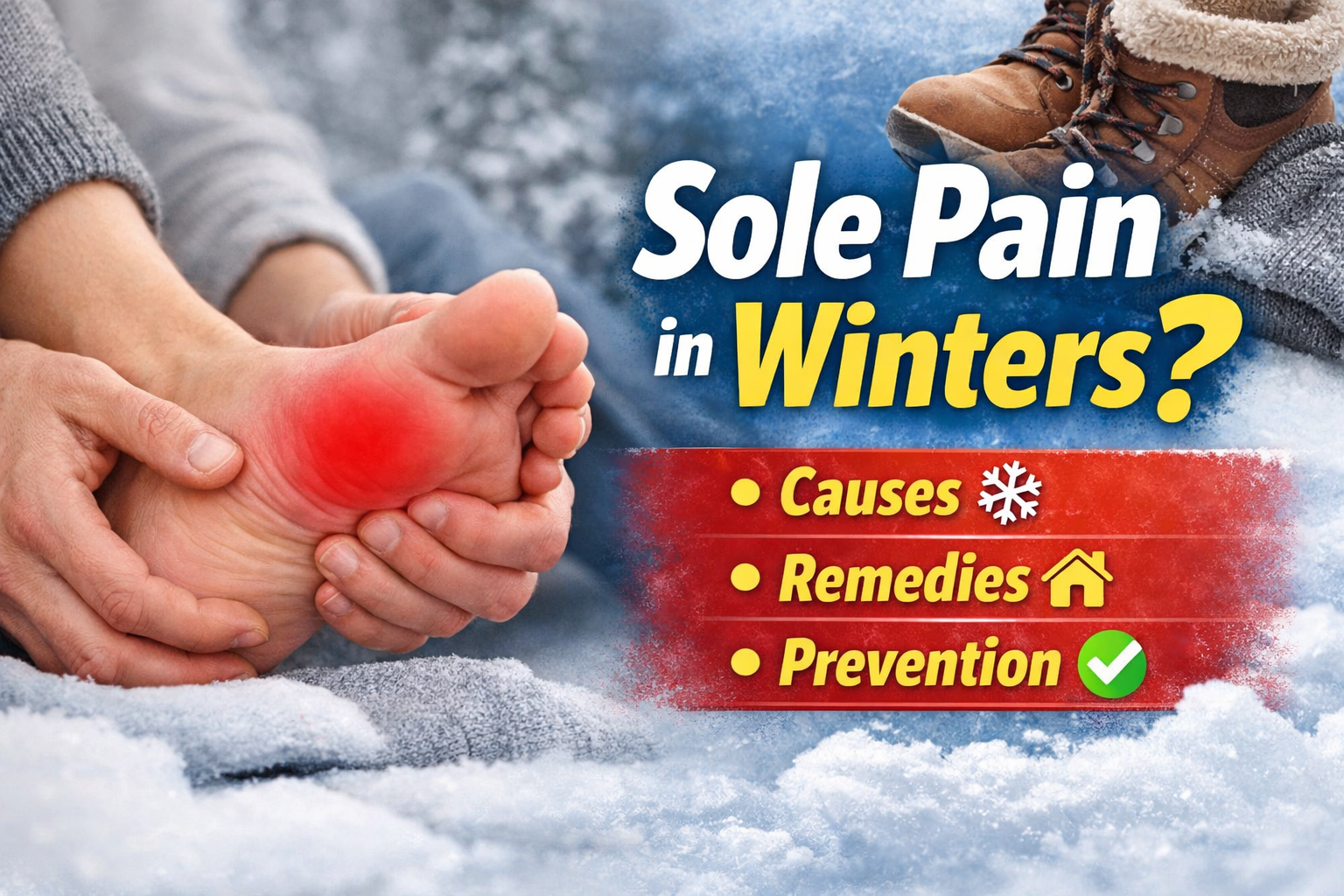 Sole Pain in Winters: Causes, Home Remedies, and Prevention – Sunday Mirror